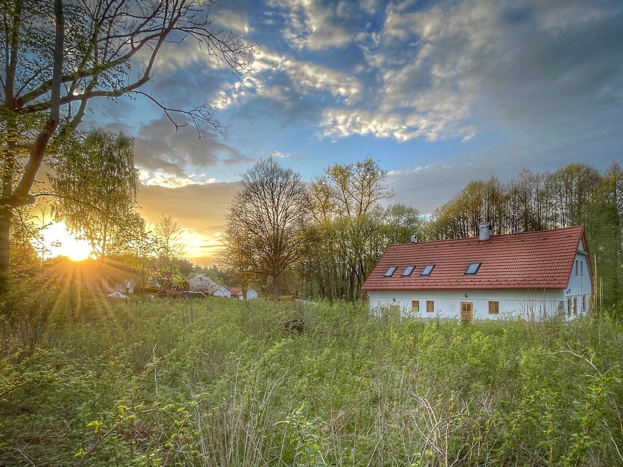 Chalupa Novy Vojirov Cp. 27 Nová Bystřice Bagian luar foto