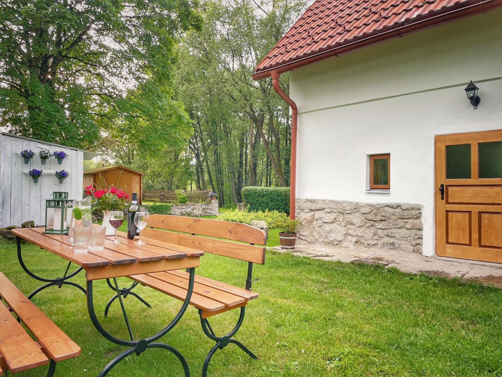 Chalupa Novy Vojirov Cp. 27 Nová Bystřice Bagian luar foto